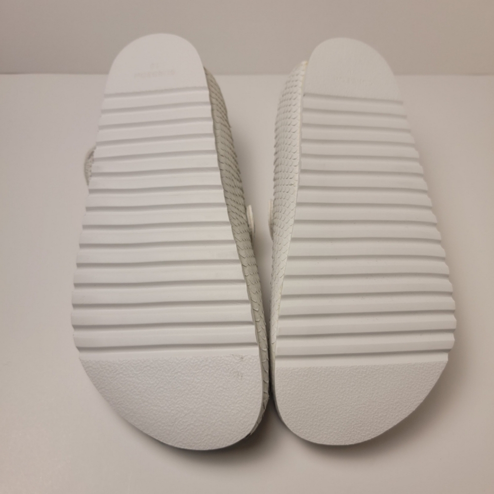The Shoe Surgeon White Python Luxe Mule Men's 10 / Women's 11.5 - Picture 9 of 14